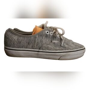 Vans White/Gray Unisex Women’s Size 8 Men’s Size 6.5